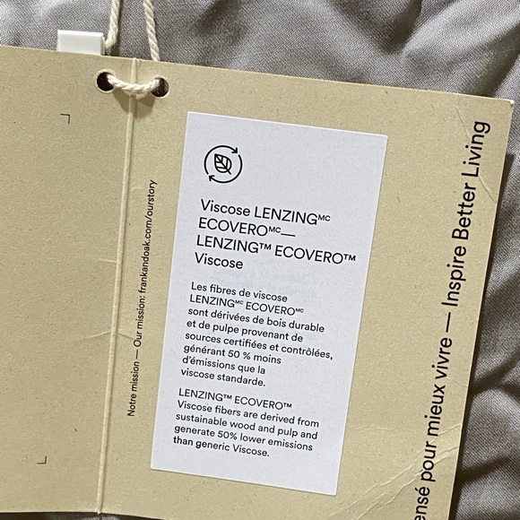 NWT The Satin Tank Top in Light Grey – Frank And Oak - Picture 7 of 9